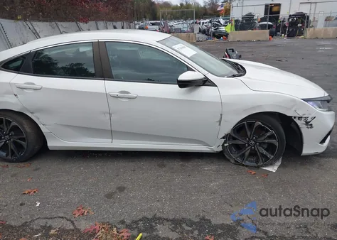 2021 Honda Civic Sport из США, поврежденный, VIN 2HGFC2F8XMH529646